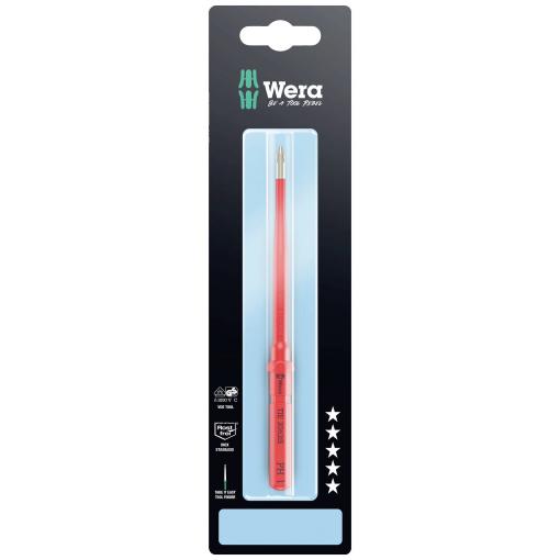 Wera Kraftform Kompakt VDE 3062 iS PH 1 x 157 mm TIE SB pro elektrotechniky křížový výměnné bity s rukojetí PH 1