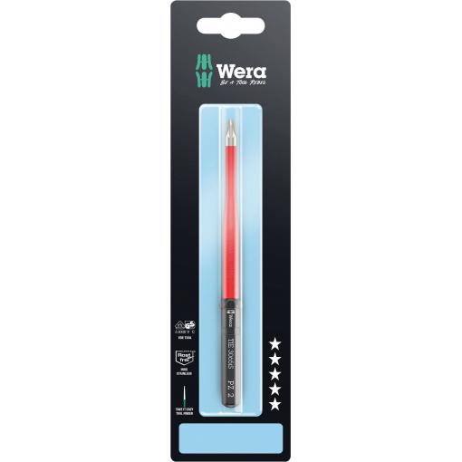 Wera Kraftform Kompakt VDE 3065 iS PZ 2 x 157mm TIE SB výměnné bity s rukojetí PZ 2