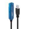 LINDY USB kabel USB-A zásuvka, USB-A zástrčka 15.00 m černá Aktivní se zesílením signálu 43229