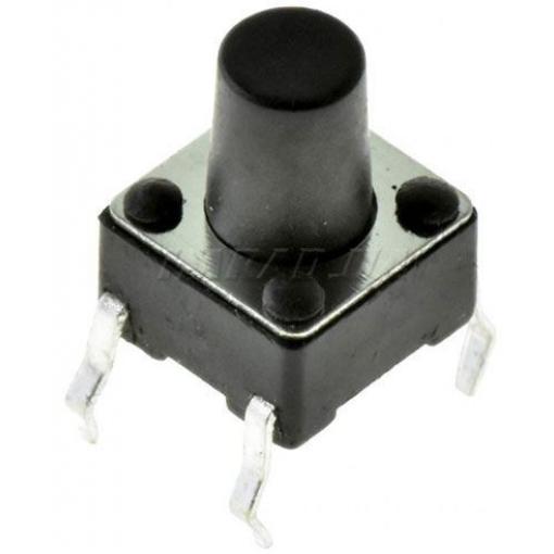 Mikrospínač KFC-A06-8, 6×6 mm, výška 8 mm