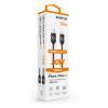 Datový kabel ALIGATOR POWER 30W, USB-C/Lightning 3A 1,5m, černý