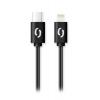Datový kabel ALIGATOR POWER 30W, USB-C/Lightning 3A 1,5m, černý