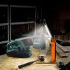 Solight pracovní nabíjecí LED lampa,  500lm + 70lm, COB, Li-Ion, USB, černooranžová - WM20
