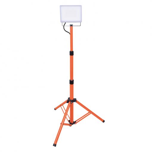 Solight LED reflektor s vysokým stojanem, 50W, 4500lm, 4000K, kabel se zástrčkou, IP65  WM-50W-FVQ