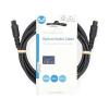 Optický audio kabel | TosLink Zástrčka | TosLink Zástrčka | 2.00 m | Kulatý | PVC | Černá | Label