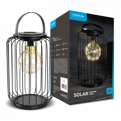 Svítidlo solární ML-LT003 LED stolní Lucerna 28cm