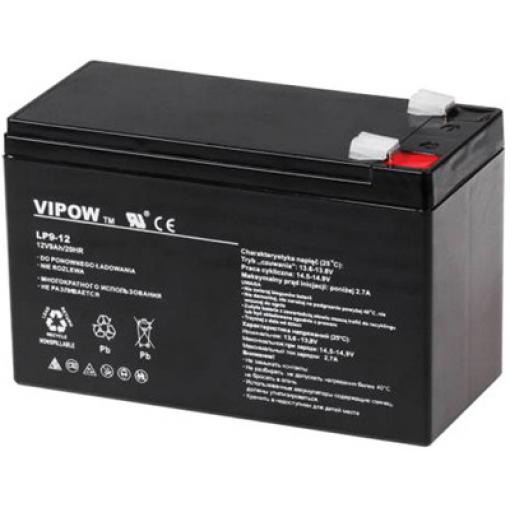 aku ol.12V  9Ah VIPOW BAT0228 faston 6,3mm  XS