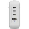 HYPER HyperJuice® 100W USB-C cestovní nabíječka, GaN, s adaptérem pro Evropu, s britským adaptérem, s americkým adaptérem, 1x USB A , 3x USB-C®, 100 W, Dodávka