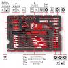 Einhell 80-tlg. Werkzeugkoffer Universal, 370570 kufřík s nářadím, 80dílná, (š x v x h) 44.4 x 32.9 x 13.1 cm