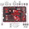 Einhell 80-tlg. Werkzeugkoffer Universal, 370570 kufřík s nářadím, 80dílná, (š x v x h) 44.4 x 32.9 x 13.1 cm