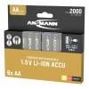 Ansmann 1312-0039 akumulátor AA, lithiová, 1800 mAh, 1.5 V, 8 ks