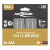 Ansmann 1311-0031 akumulátor AAA lithiová 400 mAh 1.5 V 8 ks