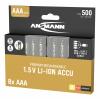 Ansmann 1311-0031 akumulátor AAA lithiová 400 mAh 1.5 V 8 ks