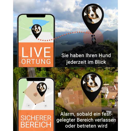 PAJ GPS PET Finder 4G GSM tracker - lokalizační čip lokalizace domácích zvířat 1 ks