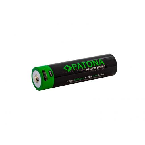 Baterie nabíjecí 18650 3300mAh Li-Ion 3,7V Premium PATONA PT6525