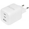 Dicota Compact USB nabíječka, GaN, 1x USB A , 2x USB-C®, 65 W, Dodávka energie, bílá
