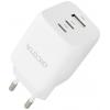 Dicota Compact USB nabíječka, GaN, 1x USB A , 2x USB-C®, 65 W, Dodávka energie, bílá