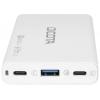 Dicota Desktop USB nabíječka, GaN, USB-C®, USB-C®, USB A, 65 W, bílá