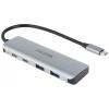 Dicota D32061 USB Hub 2 + 2 port USB-A, USB-C® USB 3.2 Gen2 10 GBit/s s hliníkovým krytem, s konektorem USB C stříbrná DICOTA - Hub - 10 Gbps, 4-in-1 USB C,