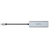 Dicota D32061 USB Hub 2 + 2 port USB-A, USB-C® USB 3.2 Gen2 10 GBit/s s hliníkovým krytem, s konektorem USB C stříbrná DICOTA - Hub - 10 Gbps, 4-in-1 USB C,