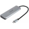 Dicota D32061 USB Hub 2 + 2 port USB-A, USB-C® USB 3.2 Gen2 10 GBit/s s hliníkovým krytem, s konektorem USB C stříbrná DICOTA - Hub - 10 Gbps, 4-in-1 USB C,