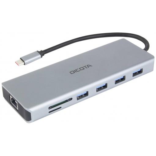 Dicota USB-C® dokovací stanice DICOTA - Dockingstation - USB-C - DP, HDMI Vhodné pro značky (dokovací stanice pro notebook): univerzální integrovaná čtečka