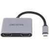 Dicota USB-C® dokovací stanice DICOTA 4-in-1 - Dockingstation - USB-C - HDMI Vhodné pro značky (dokovací stanice pro notebook): univerzální napájení USB-C®