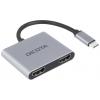 Dicota USB-C® dokovací stanice DICOTA 4-in-1 - Dockingstation - USB-C - HDMI Vhodné pro značky (dokovací stanice pro notebook): univerzální napájení USB-C®
