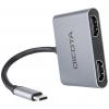 Dicota USB-C® dokovací stanice DICOTA 4-in-1 - Dockingstation - USB-C - HDMI Vhodné pro značky (dokovací stanice pro notebook): univerzální napájení USB-C®