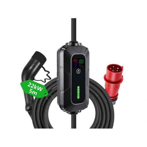 Nabíjecí stanice IMMAX NSE002 EV/PHEV AC Type 2 22kW cestovní