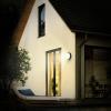 Solight LED venkovní svítidlo + pohyb.čidlo, IP54,18W, 1800lm, 3000-6000K, 22cm, vyměnitelný  kryt (černý + bílý)  WO780-1