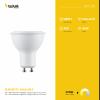 Technik LED žárovka, bodová, 5W, GU10, 2700K, 410lm, bílá  MTL-GU102700K5W