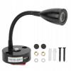 Flexibilní čtecí LED lampa černá, stmívatelná, 12-24V, 3W, teplá bílá