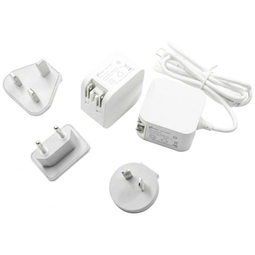 Dehner Elektronik TYPE-C60GC zásuvkový napájecí adaptér, stálé napětí, regulovatelné výstupní napětí, nastavitelný výstupní proud, 5 V/DC, 9 V/DC, 12 V/DC, 15