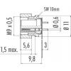 binder 09 0482 65 08 09 0482 65 08-20 přírubová zásuvka , 1 ks