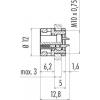 binder 09 0974 00 02 09 0974 00 02-20 přírubová zásuvka , 1 ks