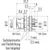 binder 09 0762 190 05 09 0762 190 05-20 přírubová zásuvka , 1 ks