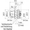 binder 09 0762 180 05 09 0762 180 05-20 přírubová zásuvka , 1 ks