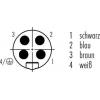 binder 77 1429 0000 50004-0200 77 1429 0000 50004-0200-20 upravený kulatý faston, 1 ks