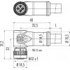 binder 77 0634 0000 50704-0200 77 0634 0000 50704-0200-20 upravený kulatý faston, 1 ks