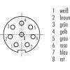 binder 79 1462 215 08 79 1462 215 08-20 upravený kulatý faston, 1 ks