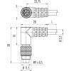 binder 79 1409 72 04 79 1409 72 04-20 upravený kulatý faston, 1 ks