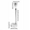 Flexibilní čtecí LED lampa h_v345v, 12–24 V DC, 3 W, stříbrná