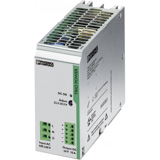 Phoenix Contact TRIO-PS/1AC/24DC/10 síťový zdroj na DIN lištu, 24 V/DC, 10 A, 240 W, výstupy 1 x