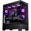 Phanteks Phanteks XT View Tempered Glass Windows, D-RGB - schwarz midi tower herní pouzdro, pouzdro, PC skříň černá