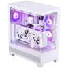 Phanteks Phanteks XT View Tempered Glass Windows, D-RGB - weiß midi tower pouzdro, herní pouzdro, PC skříň bílá