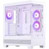 Phanteks Phanteks XT View Tempered Glass Windows, D-RGB - weiß midi tower pouzdro, herní pouzdro, PC skříň bílá