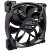 MONTECH Montech RX140 PWM ARGB Reverse Lüfter - 140mm, schwarz PC větrák s krytem vícebarevná (š x v) 140 mm x 140 mm včetně LED osvětlení