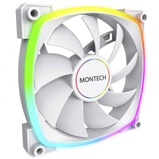 MONTECH Montech AX140 PWM ARGB Lüfter - 140mm, weiß PC větrák s krytem bílá (š x v x h) 140 x 140 x 25 mm