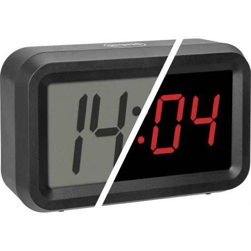 TFA Dostmann 60.2038.01 Quartz budík černá časů buzení 1 velký displej